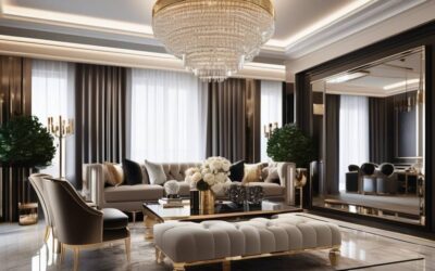 Salon w stylu glamour – jak urządzić go z klasą i szykiem?